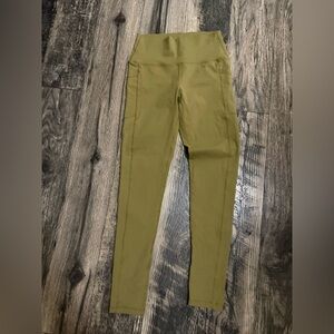 Buff bunny High-Waist Olive Green Leggings
